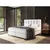 Esposa BOXSPRING POSTELJA 180 cm x 200 cm , tekstil bela