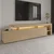 Hanah Home TV komoda Beliz, 192 cm, topli hrast / hrast Sapphire