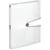 Herlitz mapa za dokumente, A4, 40mm, transparent bela