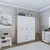 Hanah Home Garderober Nisan 1600-018, 170x183x45 cm, Beli