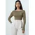 Trend Alacati Stili Ženska bluza Alc-X14395, Maslinasta