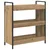 vidaXL Kuhinjski voziček artisan hrast 70 x 30 x 82 cm Konstruiran les