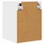 Vidaxl Viseča omarica 2 szt. Bela 30 x 31 x 40 cm Konstruiran les