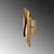 Opviq Zidna lampa Flare-15357, 8x40x11cm, IP20, Zlatna boje