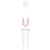 Kostim Bunny suit 4-delni pink - S/M