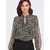 ONLY Bluza Ditsy bež/siva/črna