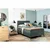 Esposa BOXSPRING POSTELJA 140 cm  x 200 cm , tekstil temno siva