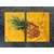 shumee ZAŠČITNA STEKLENA KROŽNIKA 75x52 ANANAS