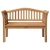klupa Smeđa 120 x 53,5 x 85 cm Masivni teakov drvo