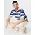 Starter Sun Stripes Oversize T-Shirt Navy Blue/VintageBlue/Light White
