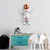 Wallity Zidna dekoracija Peace Sign Astronaut-3, 35cmx47cmx10cm, Bela