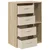 Kreveta s ladicama Sonoma hrast 60 x 33,5 x 84 cm