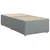 Box spring postelja z vzmetnico svetlo siva 80x200 cm blago