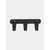 HANAH HOME Čiviluk Smart 3 Black