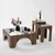 HANAH HOME Sto Seine Transparent Walnut