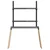 GEMBIRD TVS-86F-01-BK Podno postolje za TV, 55-86inc, crno/drvo