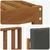 Set vanjskih sofa 5 pcs Prirodna i antracit Čvrsto drvo akacije