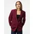 PIECES Blazer PCKAMIL temno rdeča