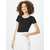 Womens Stretch Jersey Bodysuit Black