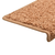Prostirke za stepenice 15 kom 65x21x4 cm krem pravokutni rub