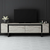 HANAH HOME TV polica Yildiz Travertine Black