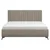 Hom`in OBLAZINJENA POSTELJA 140 cm x 200 cm , tekstil krem barve