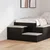Ormarić za pohranu 2 pcs Crni hrast 118 x 41 x 40 cm
