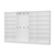Hanah Home Ormar za hodnik Kale - 8124, 315x210x35 cm, Beli