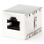 Nedis CCGB89011ME network coupler, CAT6, shielded, RJ45 female, Metal