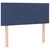 Vidaxl Box spring postelja z vzmetnico modra 100x200 cm blago