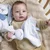 Nattou Crkljalnik mini Lapidou Glow svetlo moder 28 cm, 0 m+