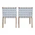 Bessagi Garden Set Vrtnih Stolov Lauria, 2 Kos, Krem