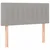 Vidaxl Box spring postelja z vzmetnico svetlo siv 100x200 cm blago