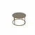 Hanah Home Royal klub sto O 75 cm, antik / travertin