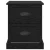 Noćni ormar s ladicama 2 pcs Crni hrast 39 x 39 x 47.5 cm
