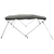 Tenda bimini s 4 luka i mrežastim zidovima 243x(185-198)x137 cm