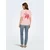 ONLY Majica Lucy 15367829 Rdeča Regular Fit