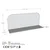 Hanah Home Zidna polica Long Pouch, 55x23x12 cm, Zlatna boja