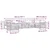 Set vanjskih sofa s jastukom 7 pcs Bijela i bež