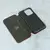 TERACELL Maska na preklop za iPhone 13 Pro 6.1 Leather crvena