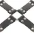 KOMPLET Darkness Hog Tie Black