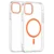 Transparent Color Ring MagSafe maska za iPhone 13 – Narandžasta