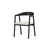 Venture Design Jedilni stol 2 kosa 56x77x53 cm črne barve