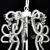 Luster sa 2800 Kristala E14