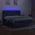 Vidaxl Box spring postelja z vzmetnico LED modra 180x200 cm blago