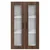 Vidaxl Stenski stekleni omarica LUCCA Rjavi hrast 60 x 31 x 100 cm