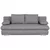 SOFA LEŽAJ tekstil siva