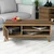 Hanah Home Klub sto Inci 105x38,2x60?cm Orah