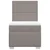 vidaXL Box spring postelja z vzmetnico taupe 90x200 cm blago