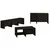 Laris - Black Black Living Room Furniture Set